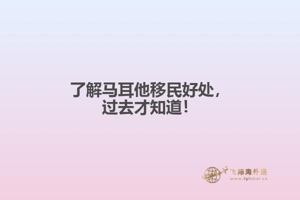 了解马耳他移民好处，过去才知道！