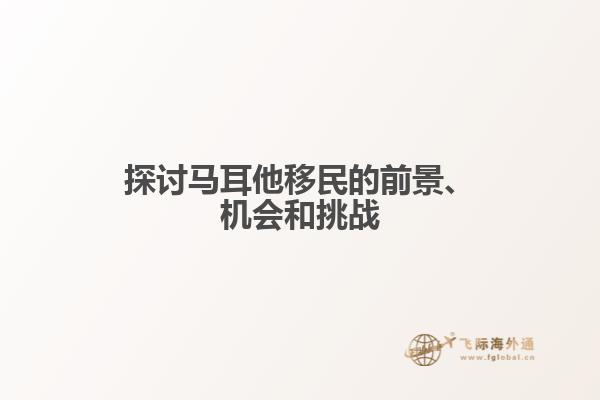 探讨马耳他移民的前景、机会和挑战
