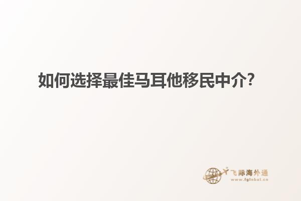 如何选择最佳马耳他移民中介？