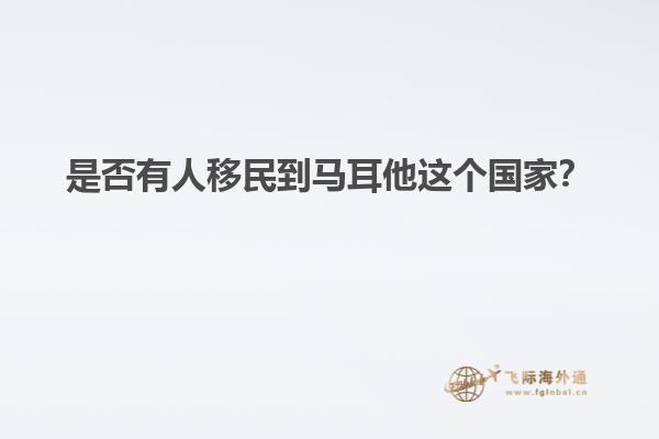 是否有人移民到马耳他这个国家？