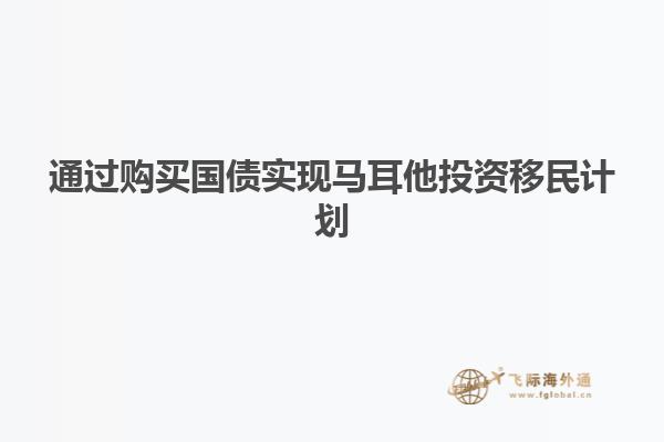 通过购买国债实现马耳他投资移民计划