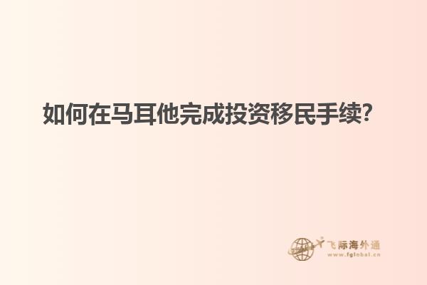 如何在马耳他完成投资移民手续？