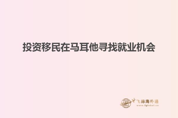 投资移民在马耳他寻找就业机会