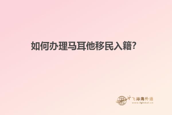 如何办理马耳他移民入籍？