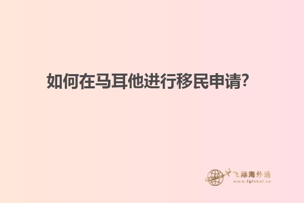 如何在马耳他进行移民申请？