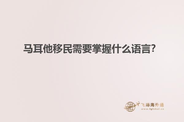马耳他移民需要掌握什么语言？