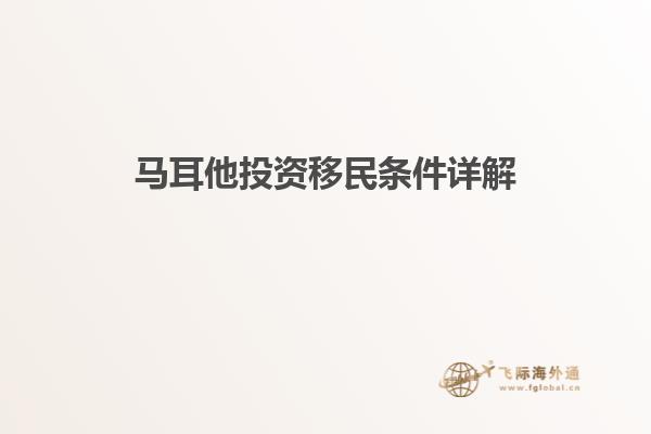马耳他投资移民条件详解