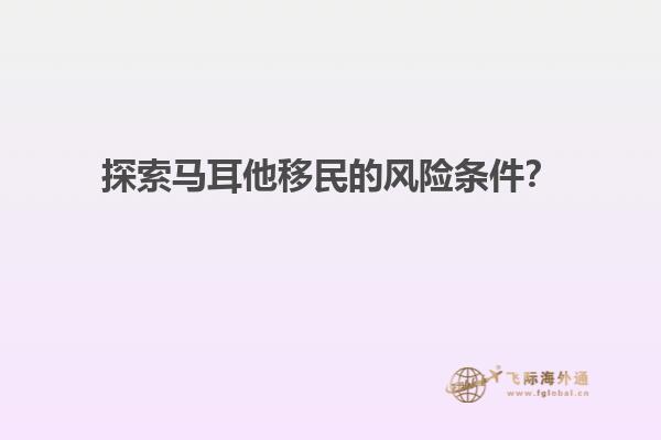 探索马耳他移民的风险条件？