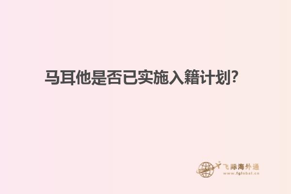 马耳他是否已实施入籍计划？