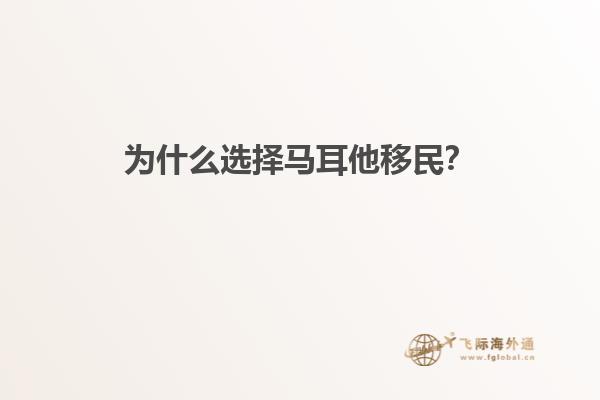 为什么选择马耳他移民？