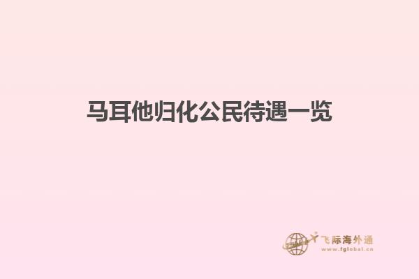 马耳他归化公民待遇一览