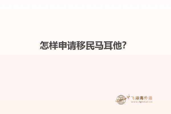 怎样申请移民马耳他？