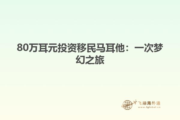 80万耳元投资移民马耳他：一次梦幻之旅
