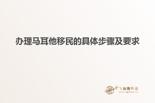 办理马耳他移民的具体步骤及要求