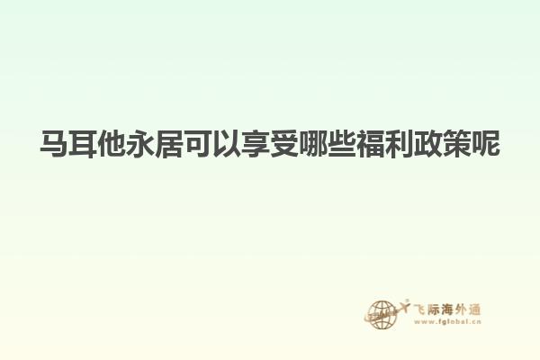 马耳他永居可以享受哪些福利政策呢