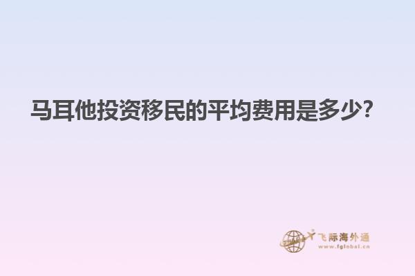 马耳他投资移民的平均费用是多少？