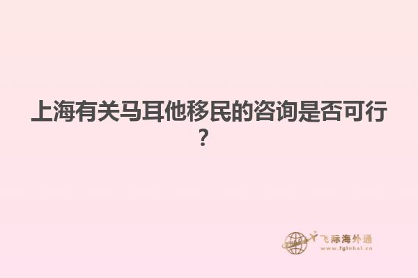 上海有关马耳他移民的咨询是否可行？