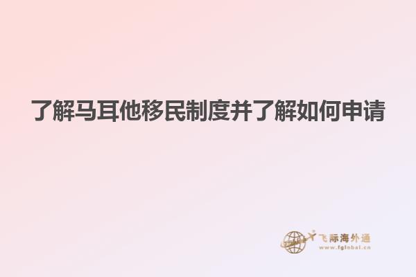 了解马耳他移民制度并了解如何申请