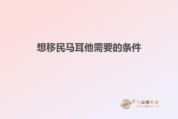 想移民马耳他需要的条件