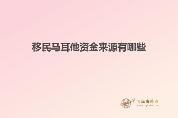 移民马耳他资金来源有哪些
