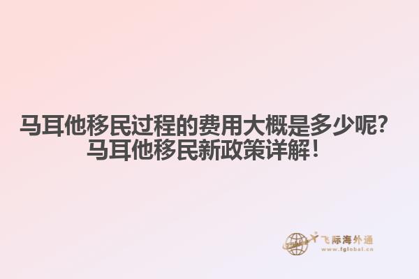 马耳他移民过程的费用大概是多少呢？马耳他移民新政策详解！