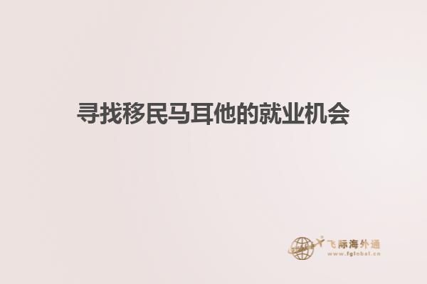 寻找移民马耳他的就业机会