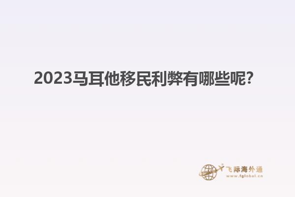 2023马耳他移民利弊有哪些呢？