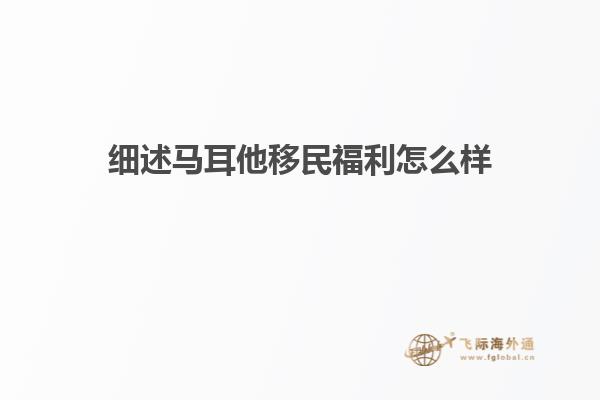 细述马耳他移民福利怎么样