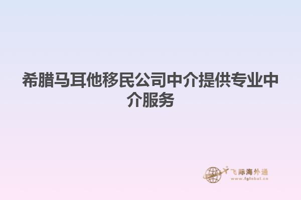 希腊马耳他移民公司中介提供专业中介服务
