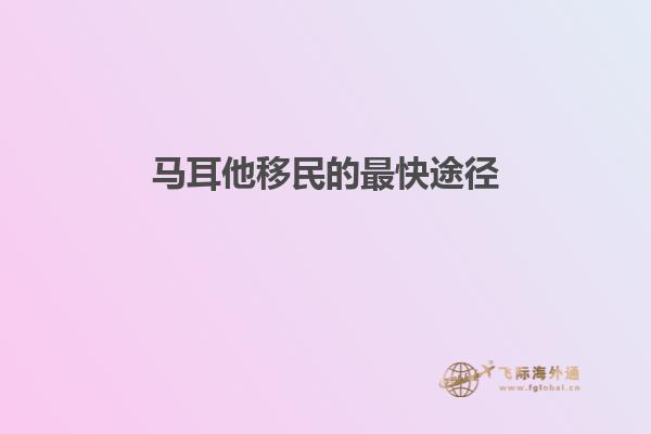 马耳他移民的最快途径