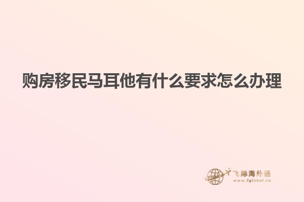 购房移民马耳他有什么要求怎么办理