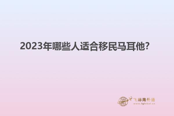 2023年哪些人适合移民马耳他？