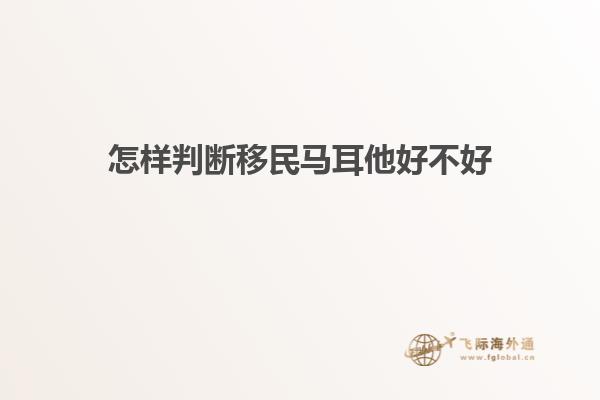 怎样判断移民马耳他好不好