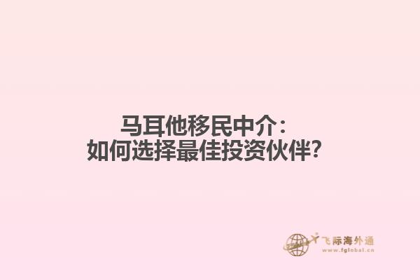 马耳他移民中介：如何选择最佳投资伙伴？