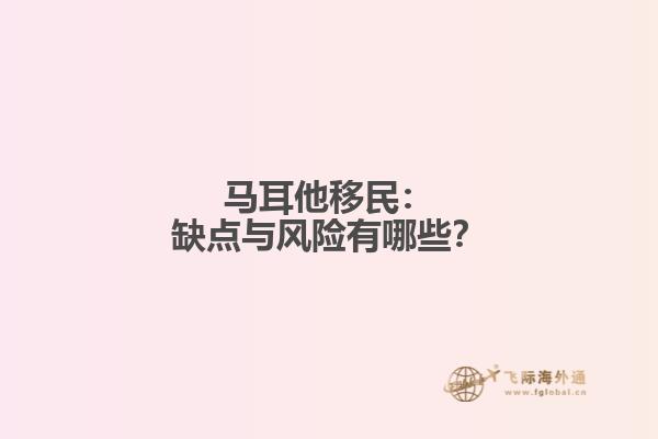 马耳他移民：缺点与风险有哪些？