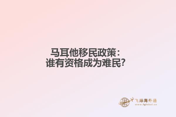 马耳他移民政策：谁有资格成为难民？