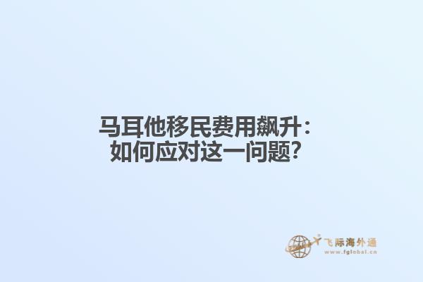 马耳他移民费用飙升：如何应对这一问题？