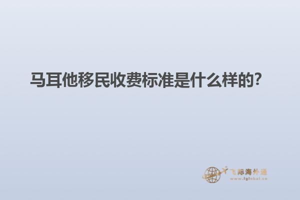 马耳他移民收费标准是什么样的？