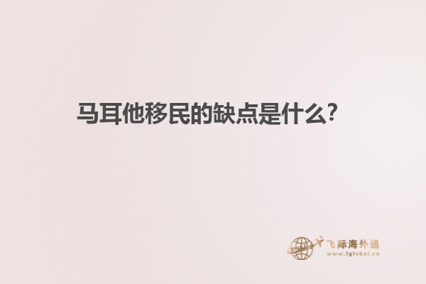马耳他移民的缺点是什么？