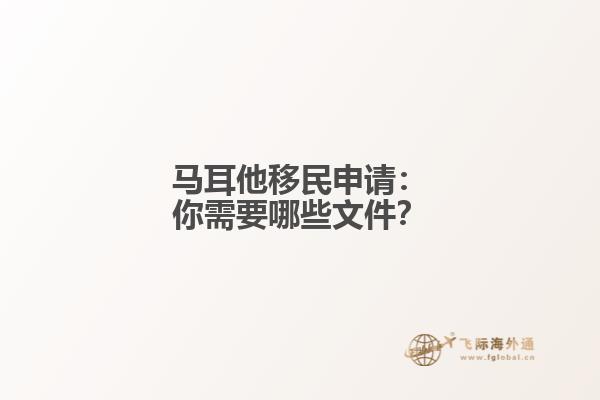 马耳他移民申请：你需要哪些文件？
