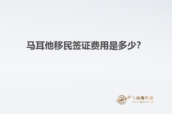 马耳他移民签证费用是多少？
