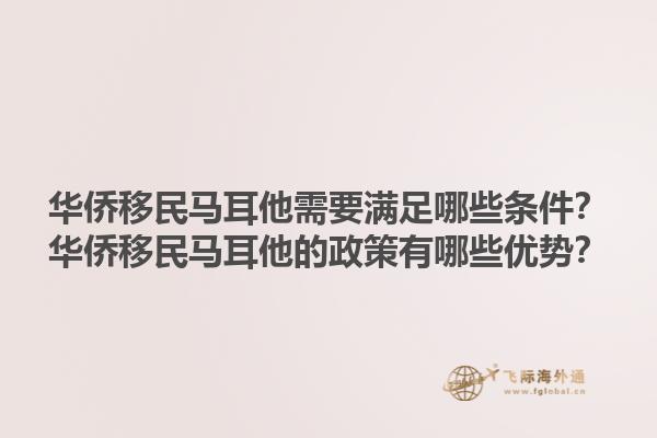 华侨移民马耳他需要满足哪些条件？华侨移民马耳他的政策有哪些优势？1.jpg