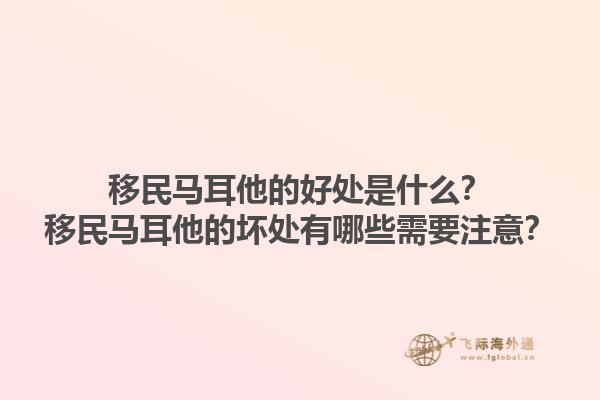 移民马耳他的好处是什么？移民马耳他的坏处有哪些需要注意？