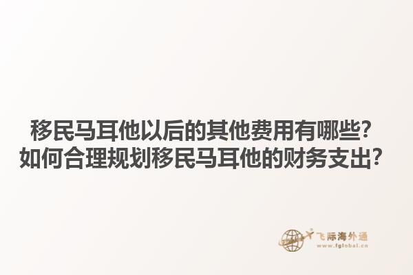 移民马耳他以后的其他费用有哪些？如何合理规划移民马耳他的财务支出？