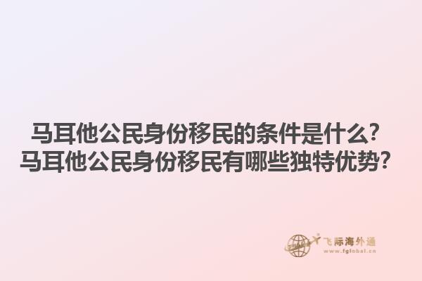 马耳他公民身份移民的条件是什么？马耳他公民身份移民有哪些独特优势？1.jpg