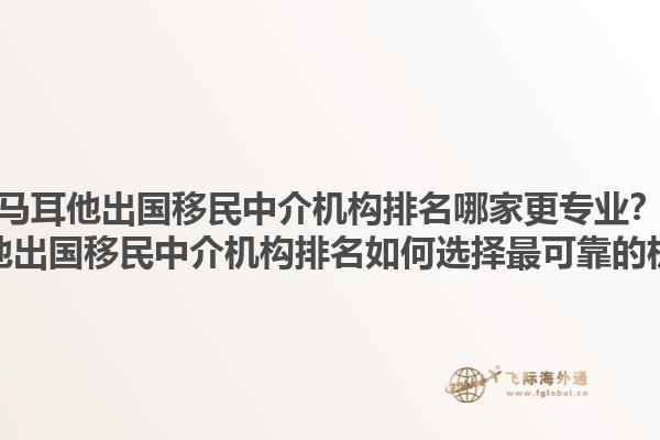 马耳他出国移民中介机构排名哪家更专业？马耳他出国移民中介机构排名如何选择最可靠的机构？