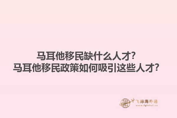 马耳他移民缺什么人才？马耳他移民政策如何吸引这些人才？