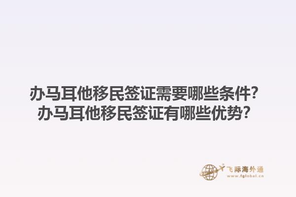 办马耳他移民签证需要哪些条件？办马耳他移民签证有哪些优势？