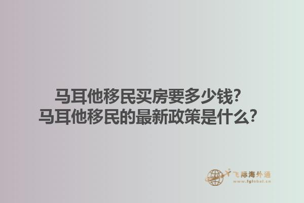 马耳他移民买房要多少钱？马耳他移民的最新政策是什么？