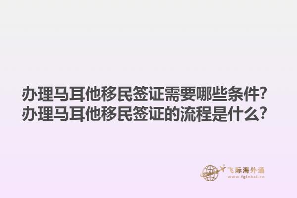办理马耳他移民签证需要哪些条件？办理马耳他移民签证的流程是什么？
